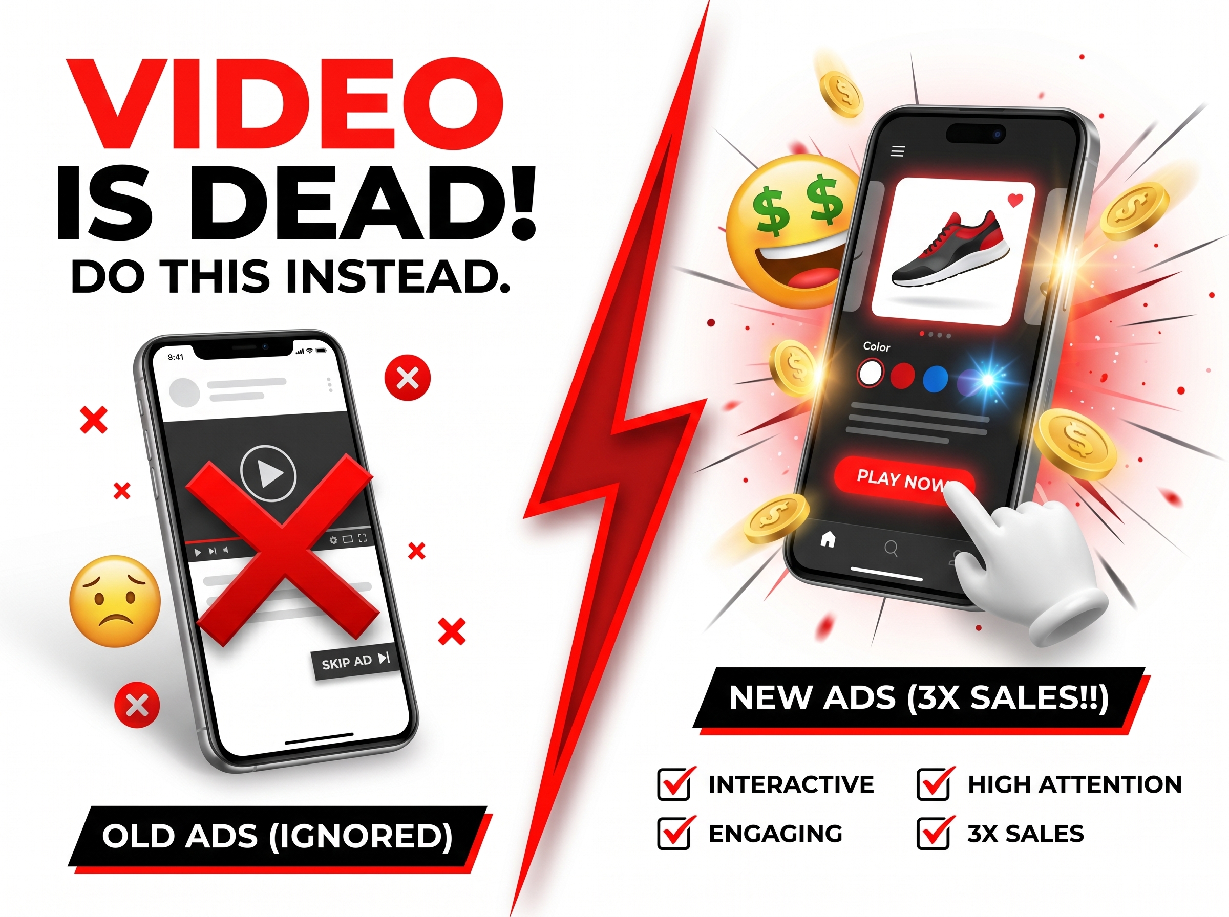 Video is Dead. Why Your Customers Want to "Play" Your Ad, Not Watch It.