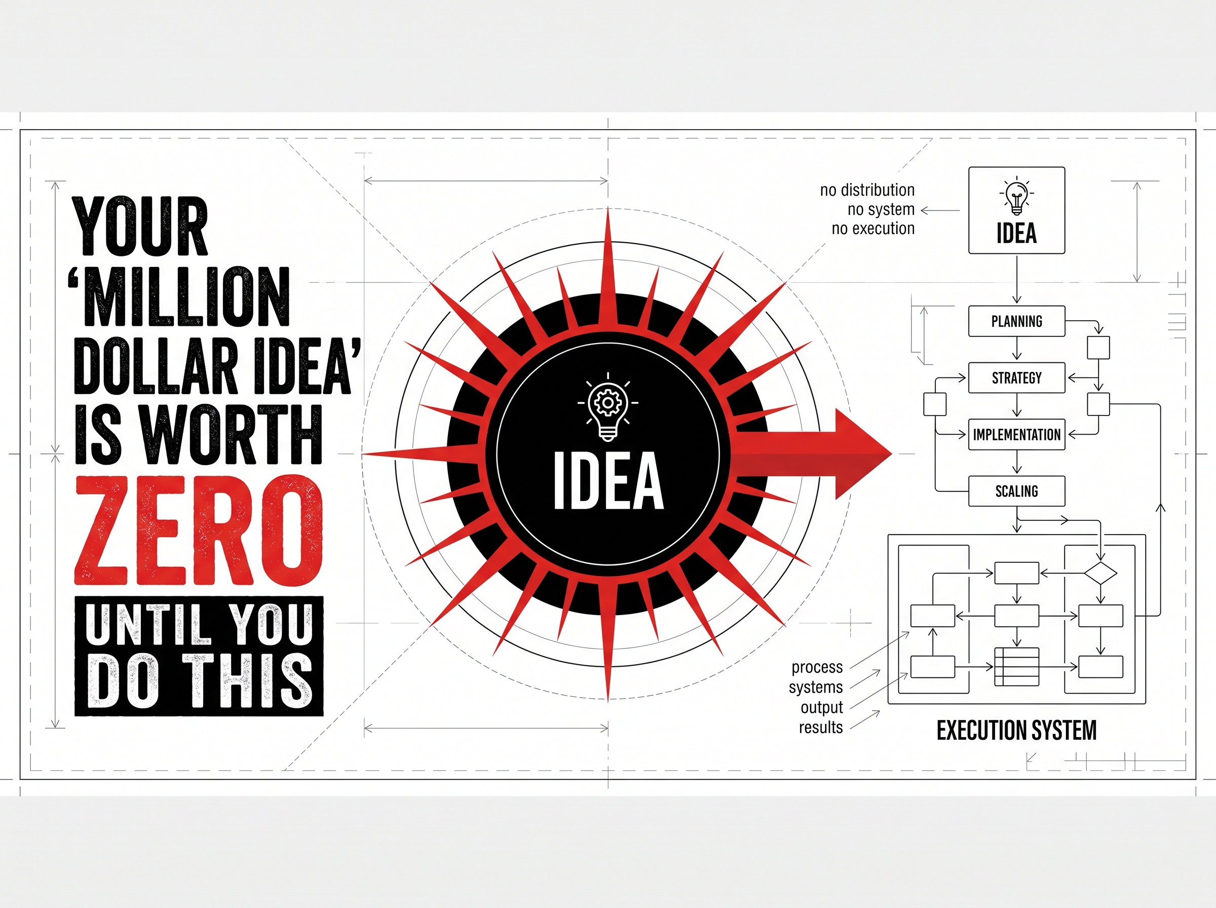 "Your 'Million Dollar Idea' is Worth Zero Dollars. (Until You Do This)