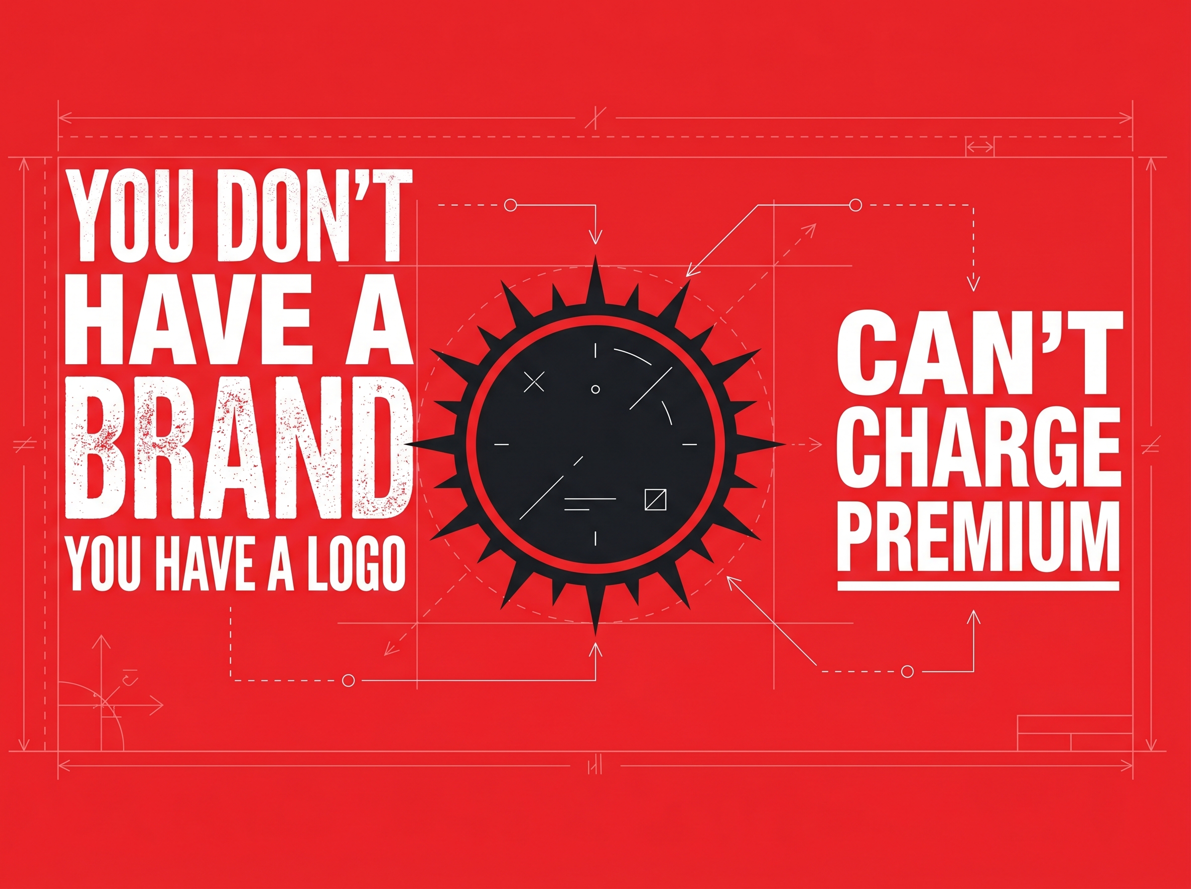 You Don't Have a Brand, You Have a Logo. (And That's Why You Can't Charge Premium Prices).