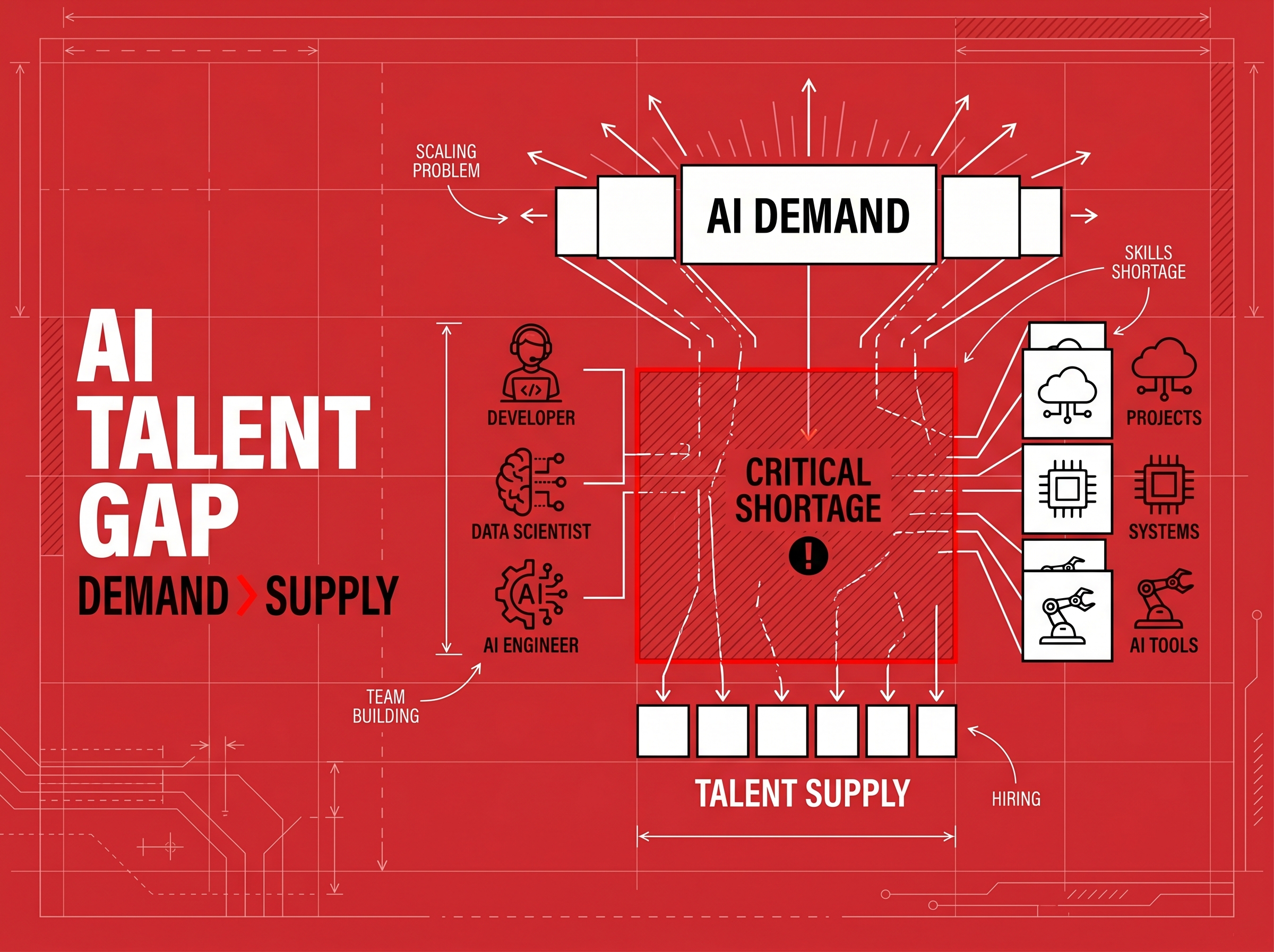 The Talent Gap in AI, How to Build Teams When Skills Are Scarce