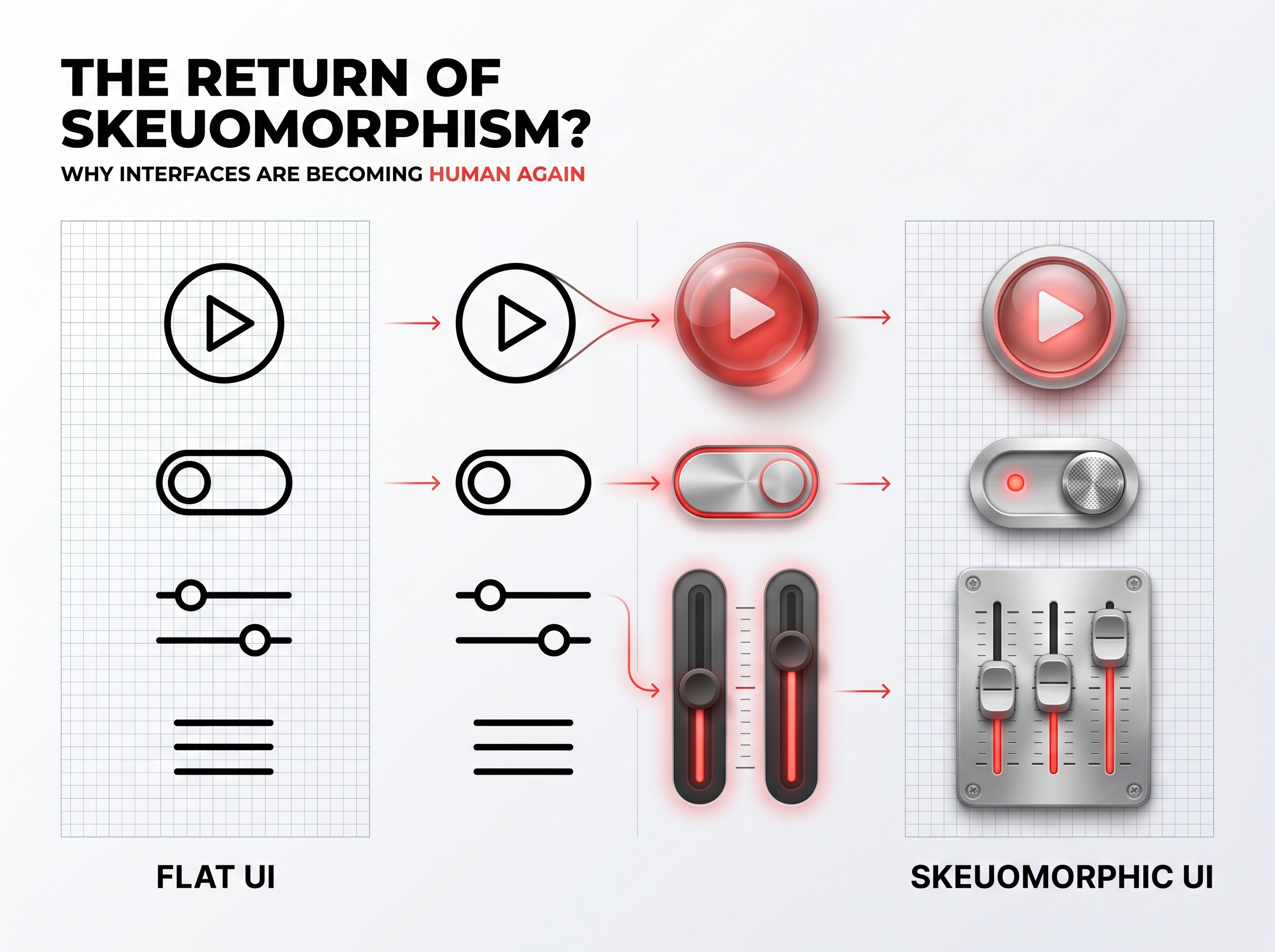 The Return of Skeuomorphism? Why Interfaces Are Becoming More Human Again