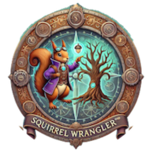 Nutmeg, Emotional Support Squirrel AI Coach Logo