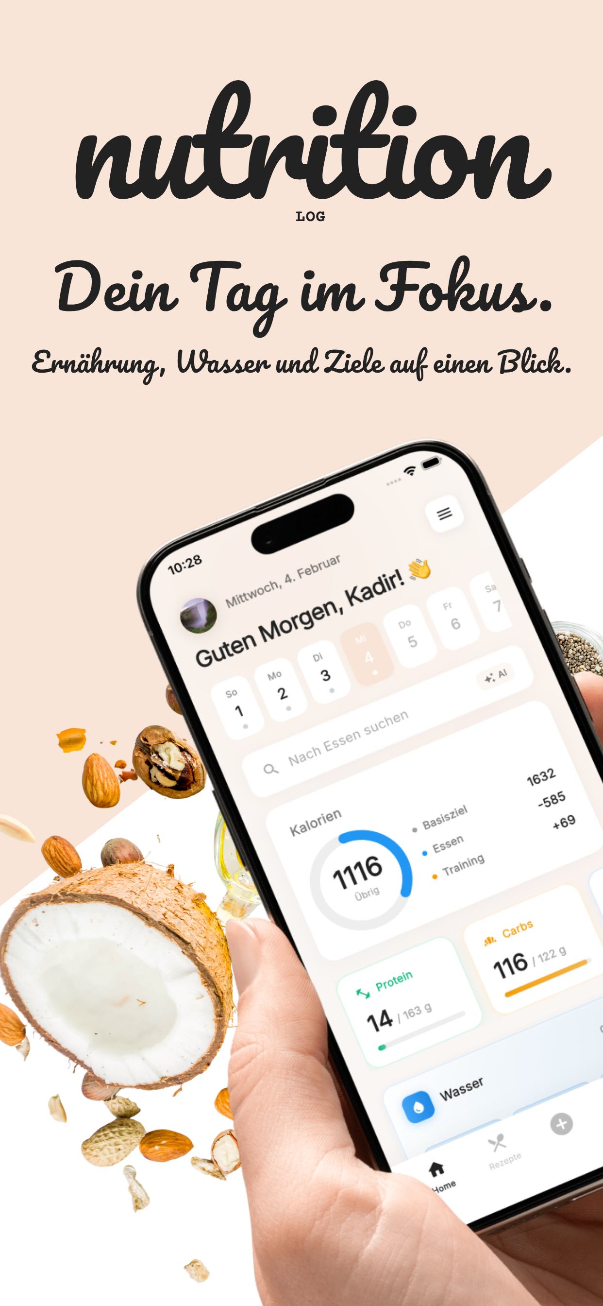 Nutrition Log Screenshot 1