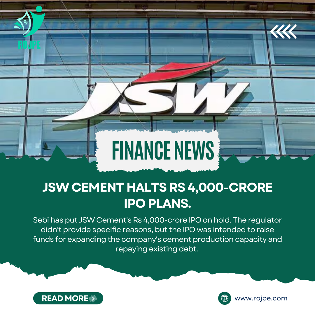 SEBI Hits the Brakes on JSW Cement’s ₹4,000 Crore IPO: What’s Cooking Behind the Scenes?
