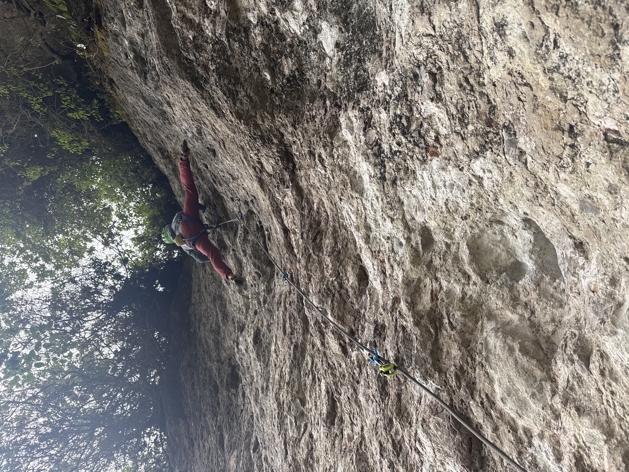A climber on Me gusta la tuya