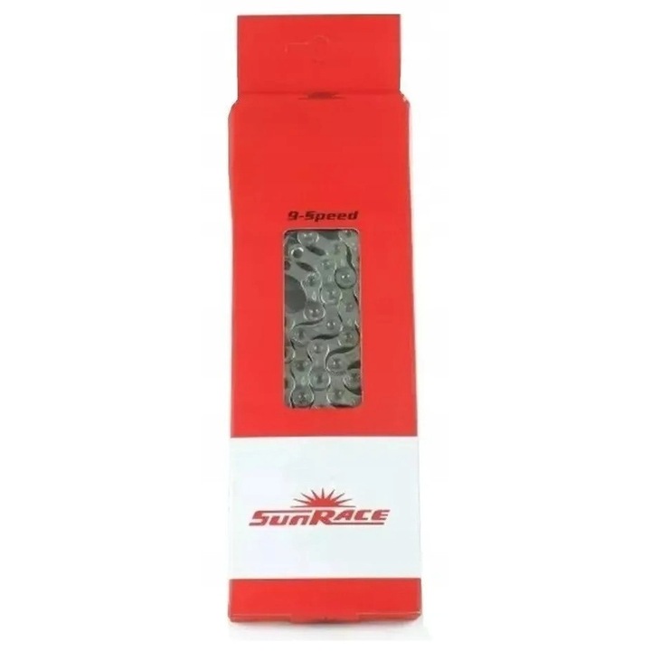 Sunrace CNM94 szürke 9 sebességes lánc