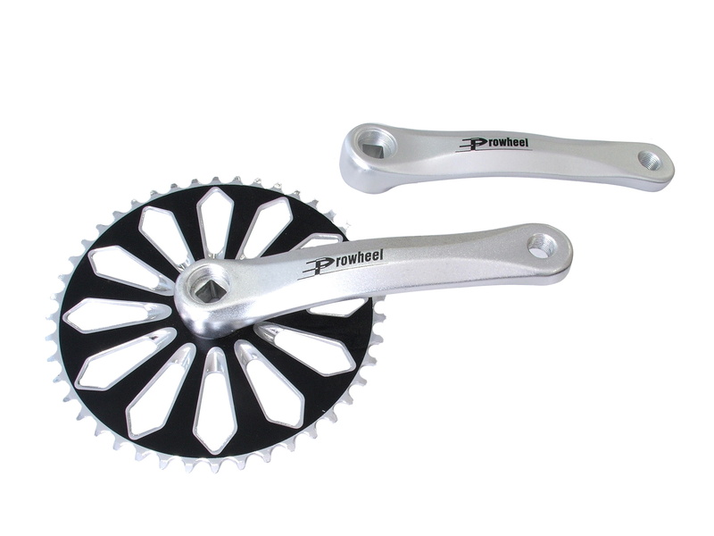 HAJTÓMŰ CITY ALU 1/8X44T 170MM A105, HI-POLISHED CRANK
