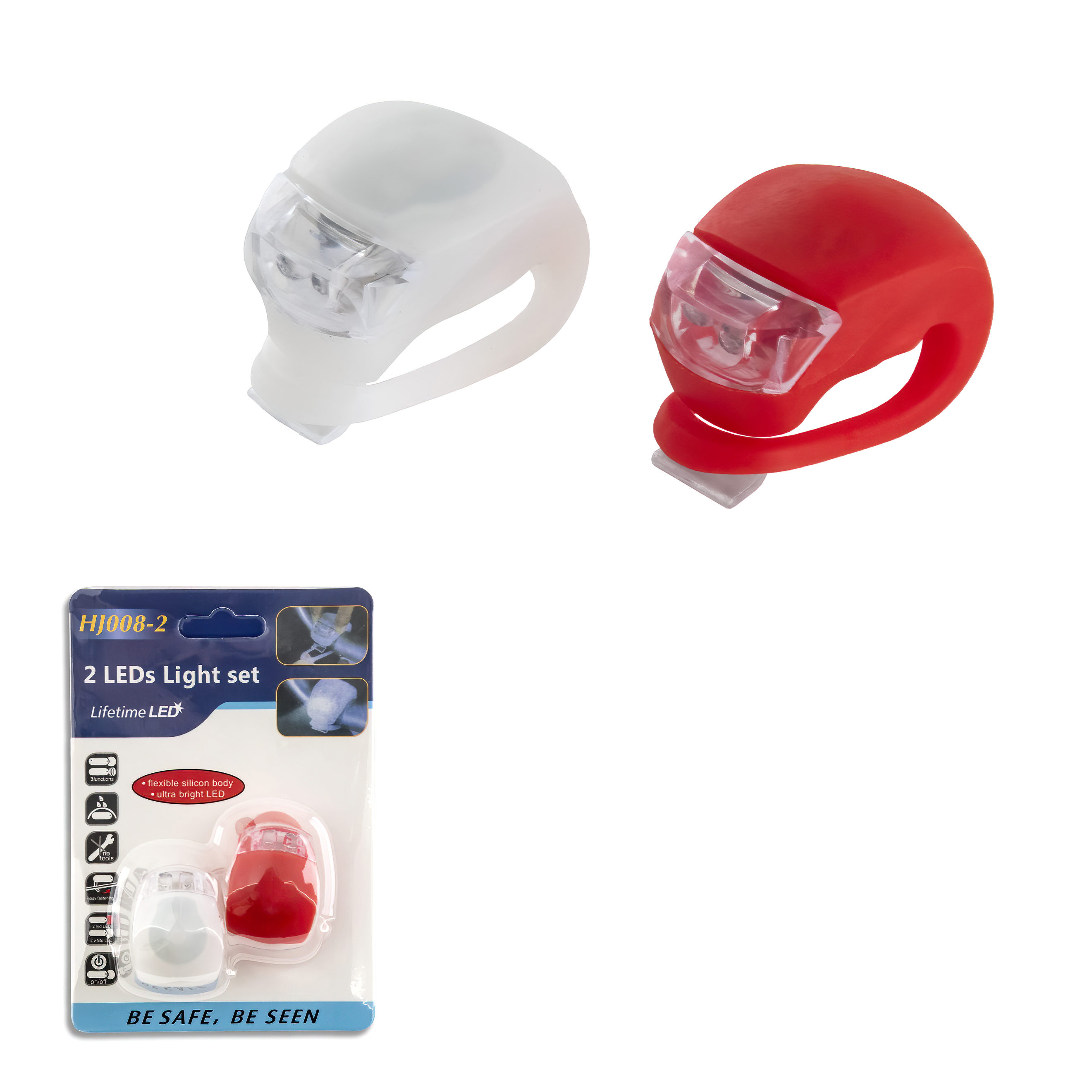 VILLOGÓ SZILIKON BASIC 2LED
