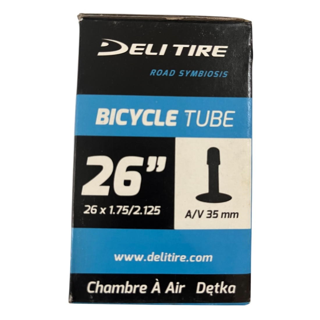 Gumi belsõ 26'x1,75-2,125 Deli AV 1