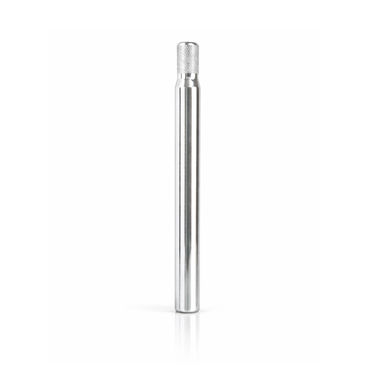 Nyeregcső acél 27,2x250mm ezüst