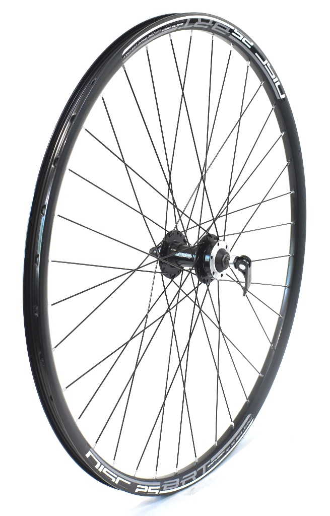 ELSŐKERÉK MTB 27,5 DUPLA DISC FEKETE ASSES TÁRCSAFÉKES 6-CSAVAROS QR 1