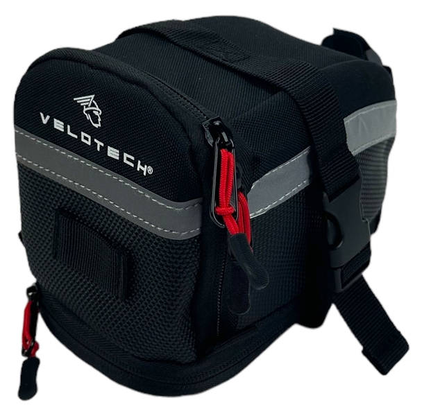 Velotech nyeregtáska bővíthető