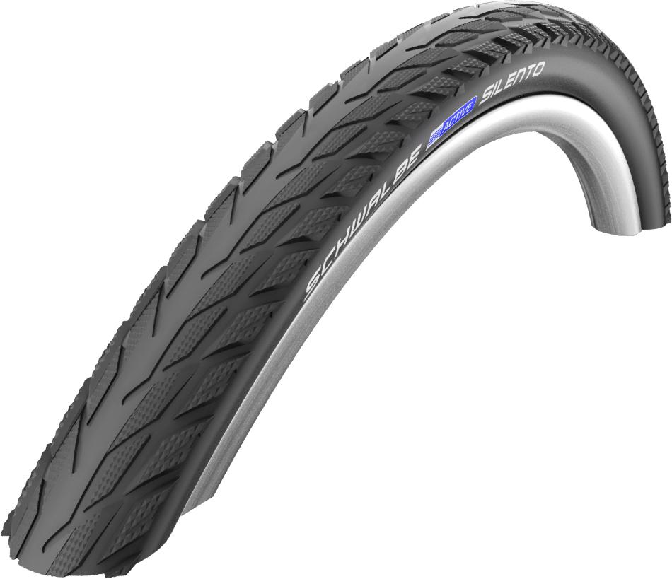 KÖP 700X45C (47-622) 28X1,75 SCHWALBE SILENTO HS421 FEKETE REFLEXCSÍKOS 1