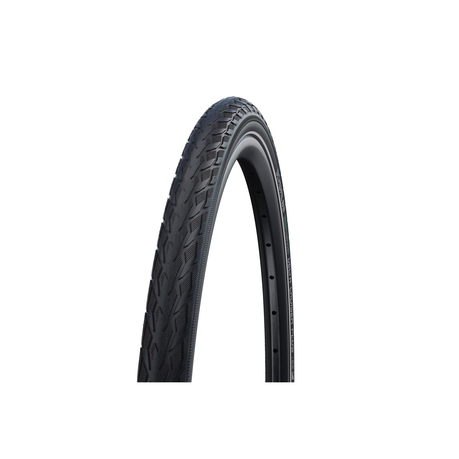 KÖP 28X1-1/2 (40-635) SCHWALBE DELTA CRUISER PLUS HS431 FEKETE REFLEXCSÍKOS