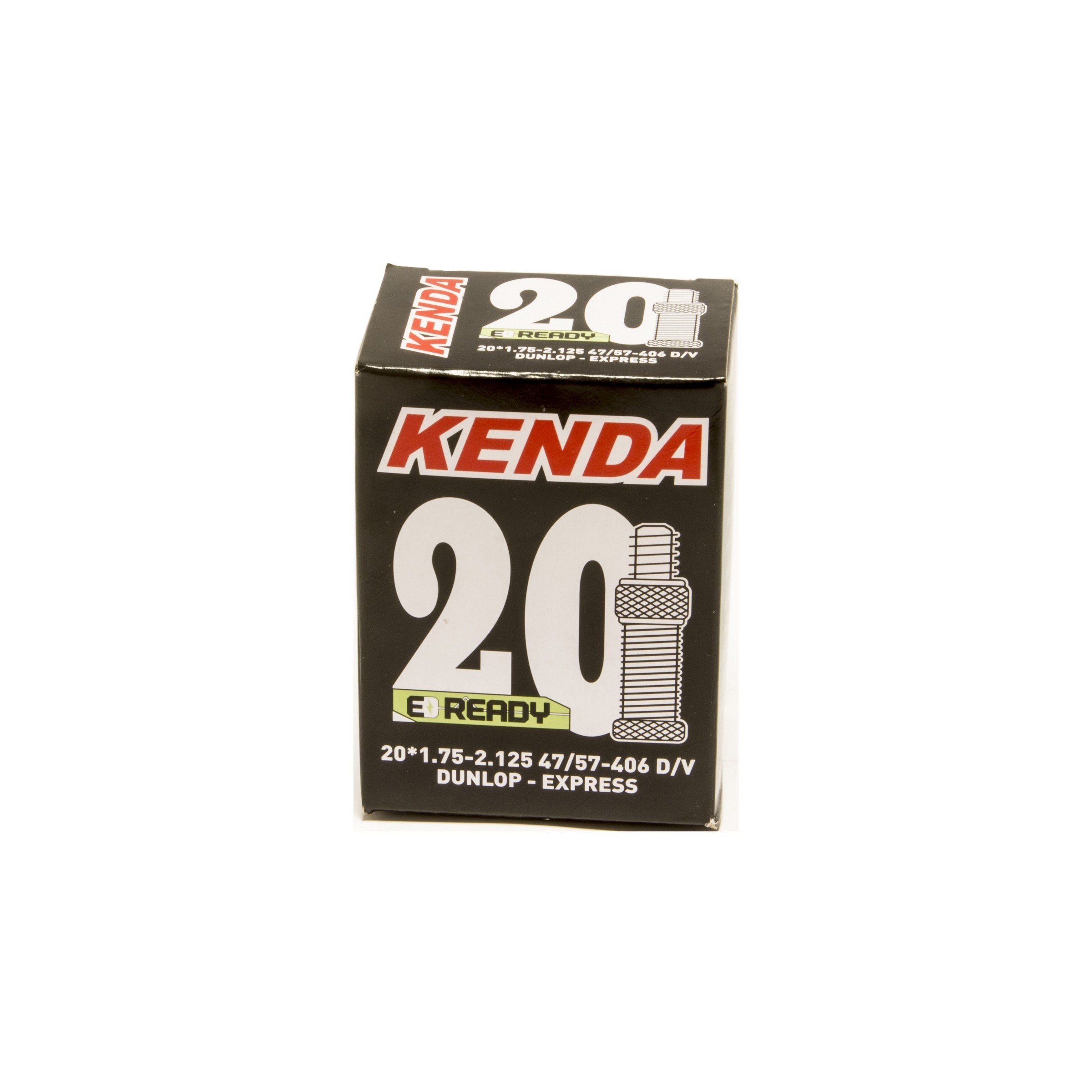 TÖM 20X1,75-2,125 (47/57-406) KENDA DV DOBOZOS