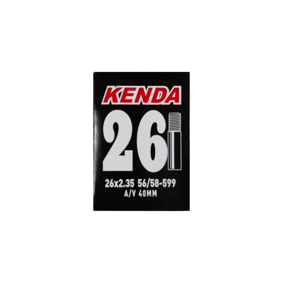 TÖM 26X2,10-2,35 (54/58-559) KENDA AV - 40MM DOBOZOS