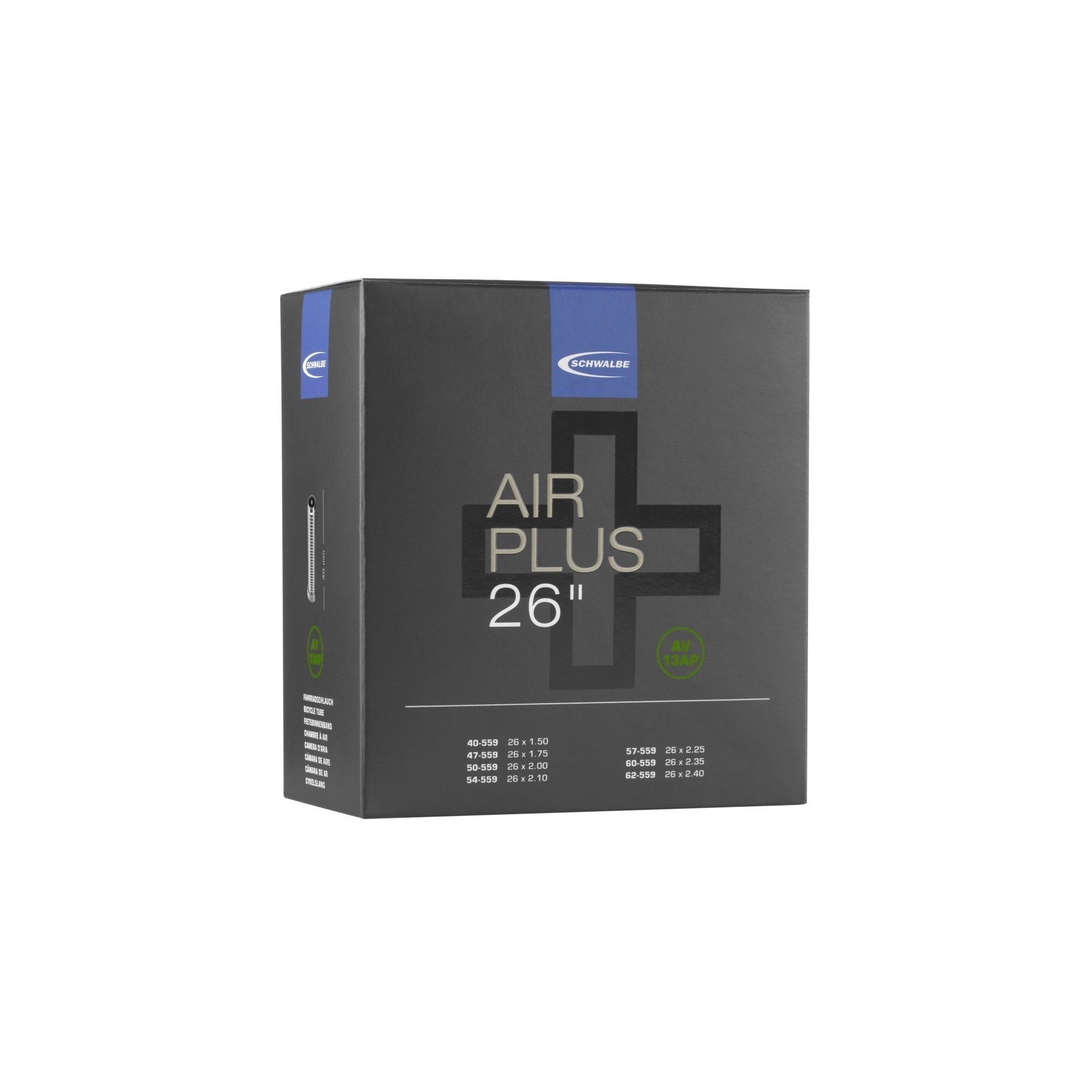 TÖM 26X1,50-2,40 (40/62-559) SCHWALBE AV13AP AIR PLUS - 40MM DOBOZOS 1
