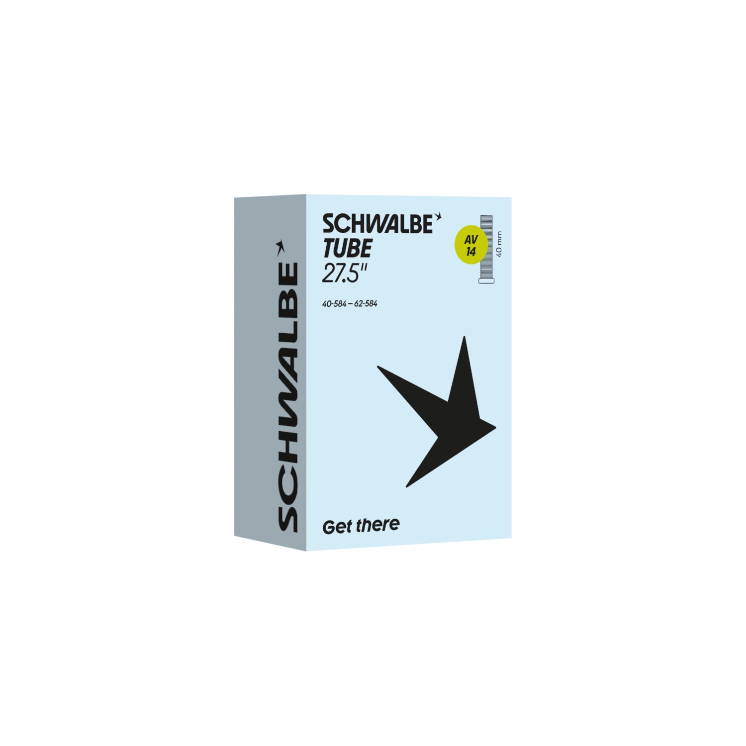 TÖM 27,5X1,50-2,40 (40/62-584) SCHWALBE AV14 - 40MM DOBOZOS