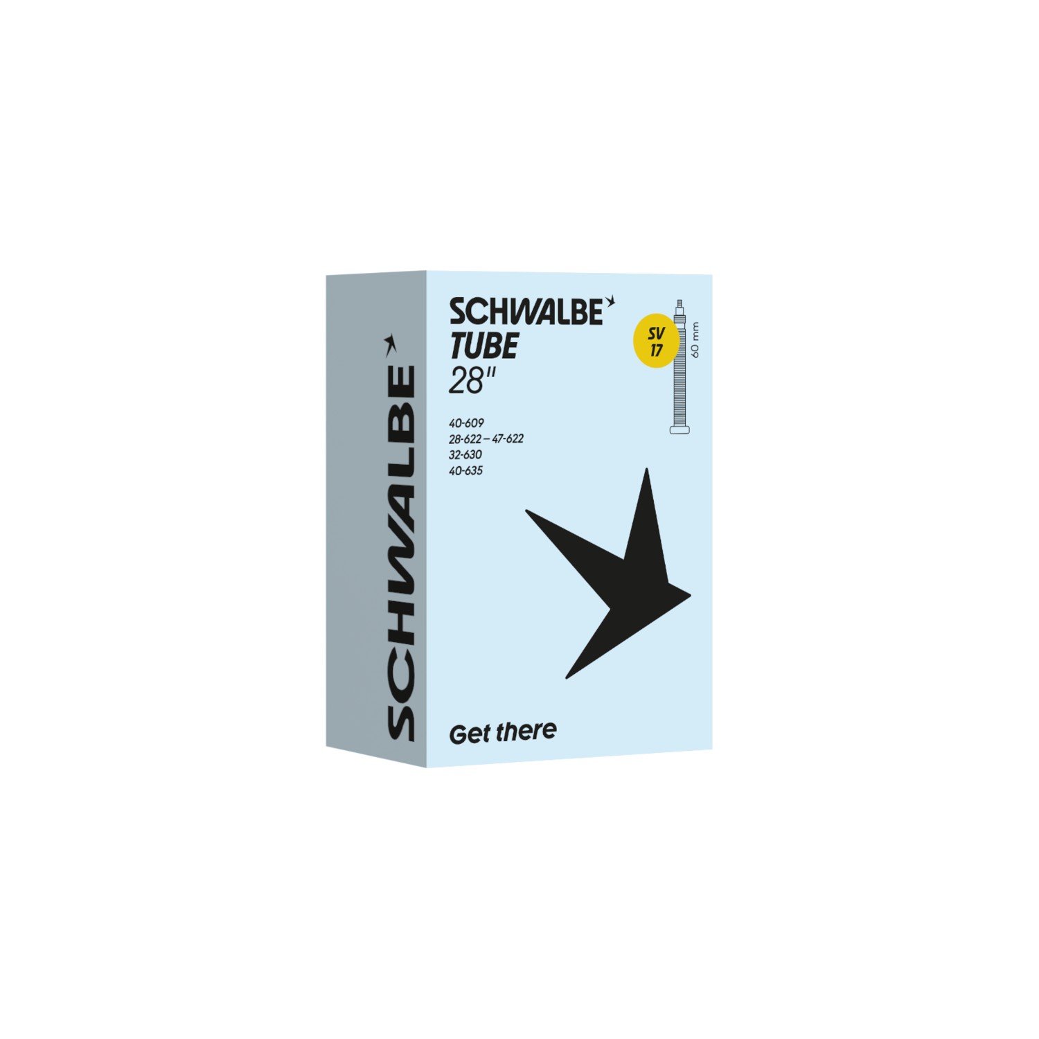 TÖM 700X28-45C (622/630/635) SCHWALBE SV17 - 60MM DOBOZOS