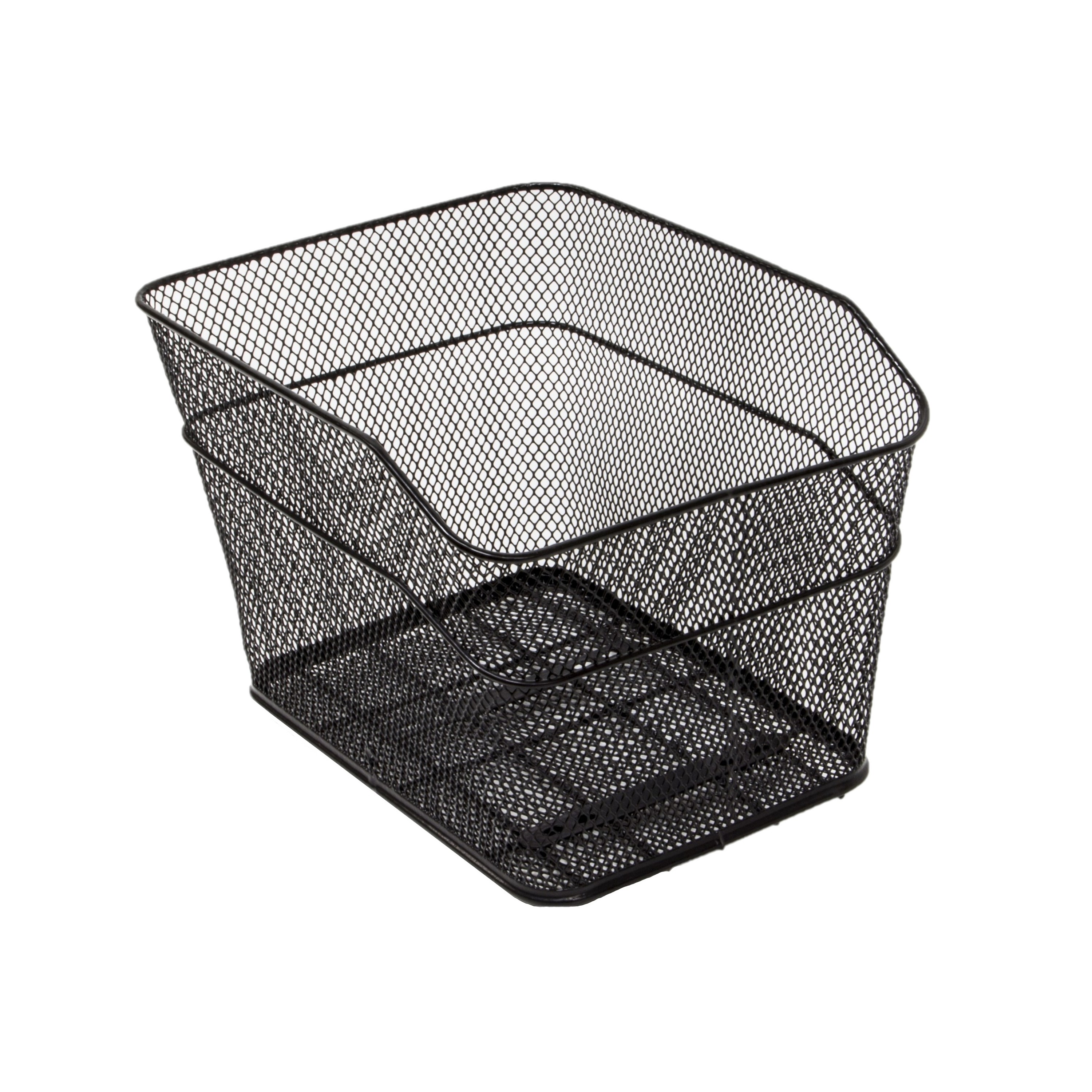 KOSÁR HÁTSÓ SŰRŰSZÖVÉSŰ MAGASÍTOTT - 39X29X24 CM + TARTOZÉK FEKETE