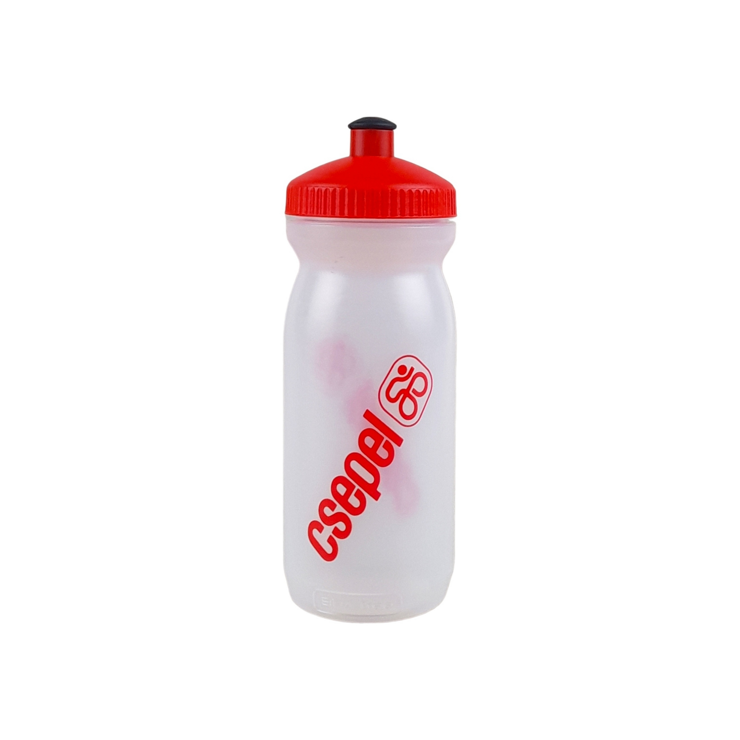 KULACS MŰANYAG 600ML CSEPEL - TRANSZPARENS (BPA MENTES) PIROS