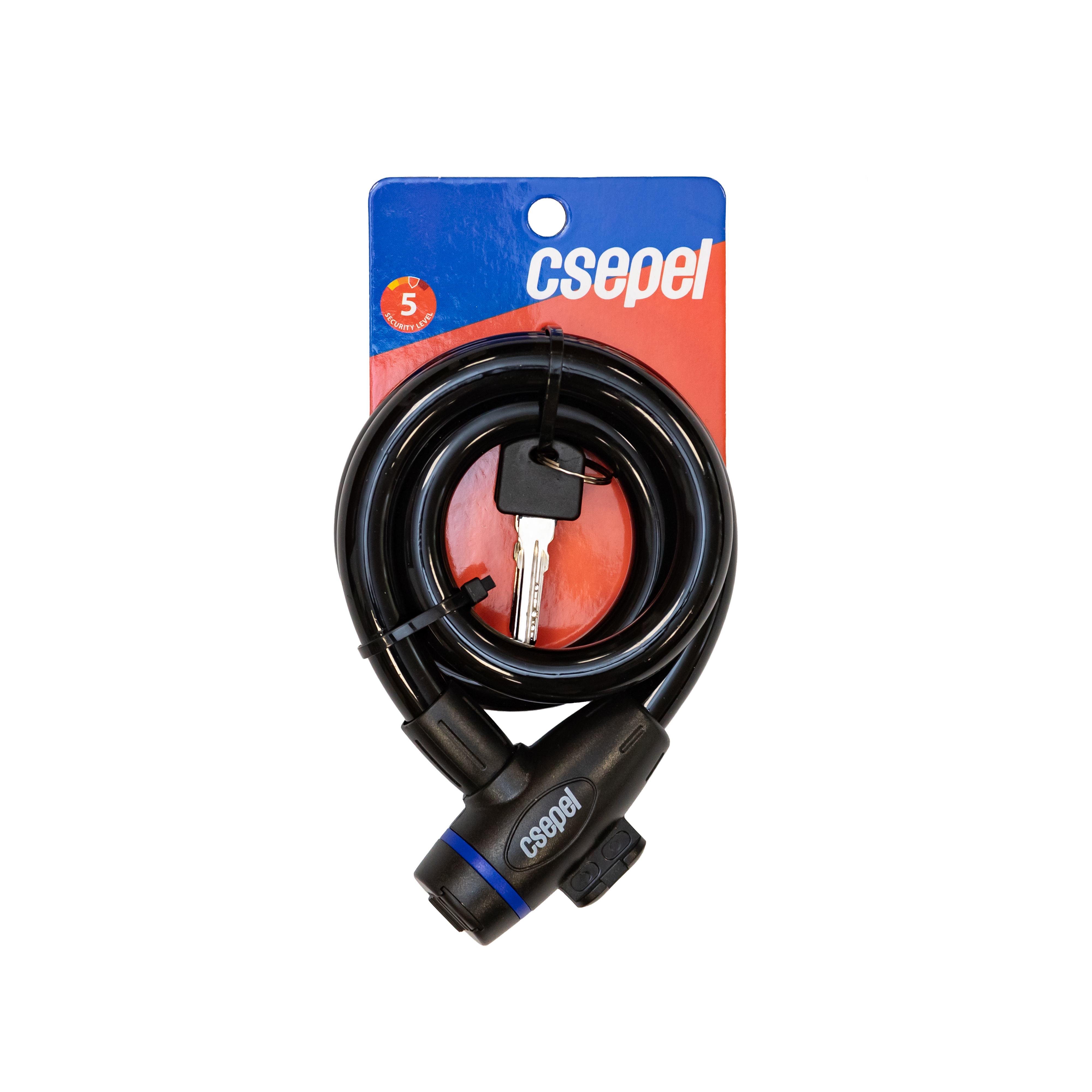 ZÁR KÁBEL KULCSOS 15 x 800 MM - CSEPEL FEKETE (15db/doboz)