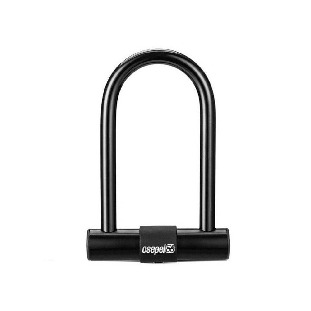 ZÁR U-LAKAT KULCSOS TARTÓVAL 14 x 70 x 143 MM - CSEPEL FEKETE