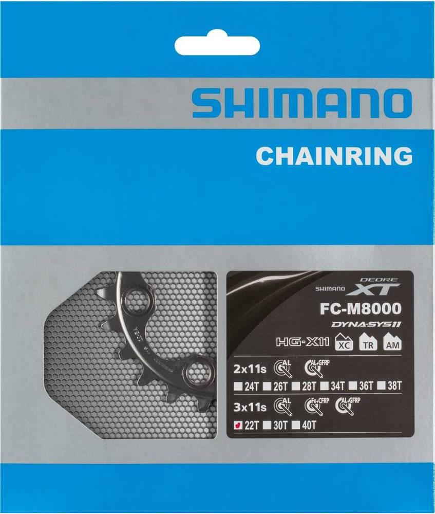 LÁNCKERÉK FC-M8000 22F-BA for 40-30-22F