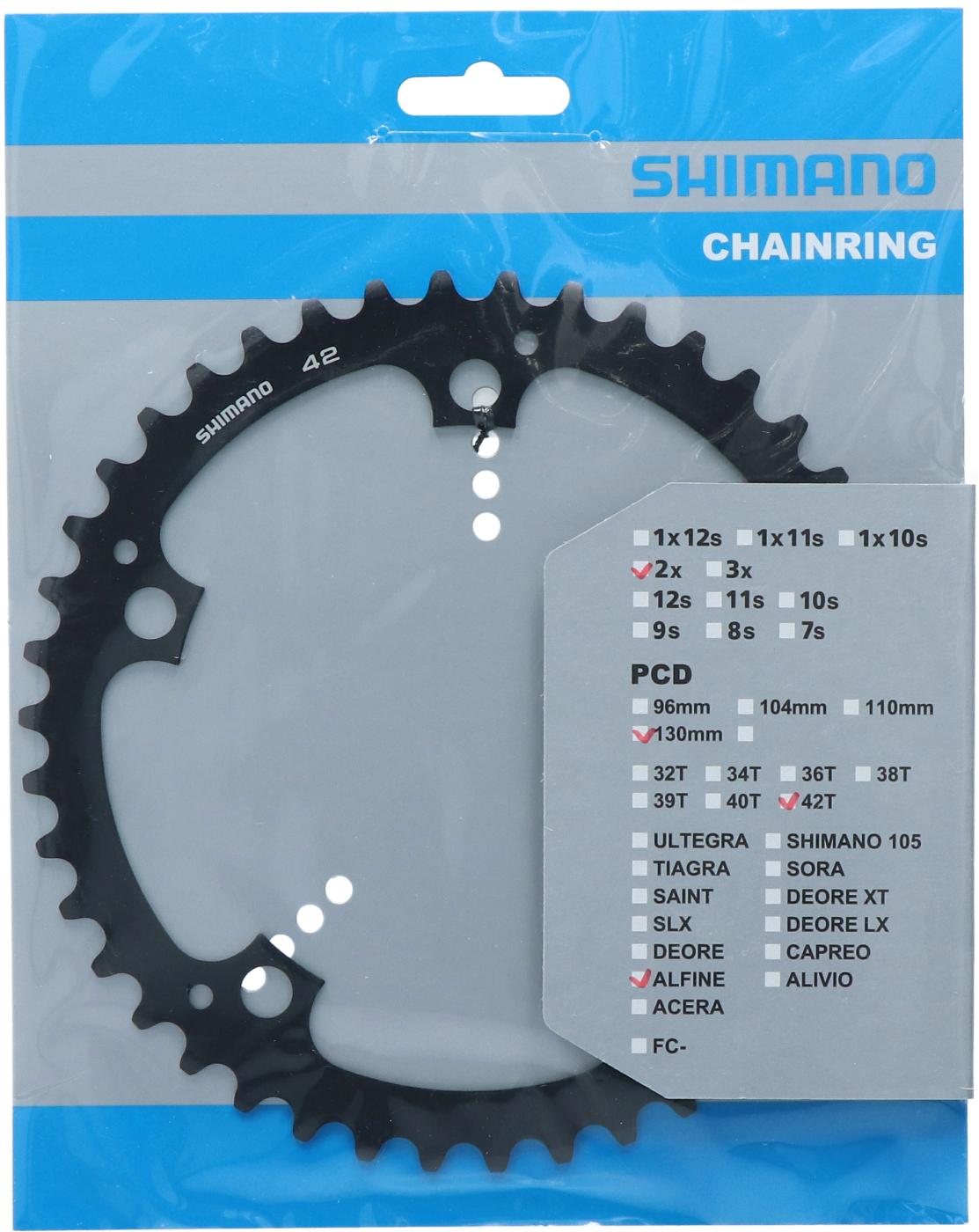 LÁNCKERÉK FC-S501CHAINRING 42T FEKETE 130MM