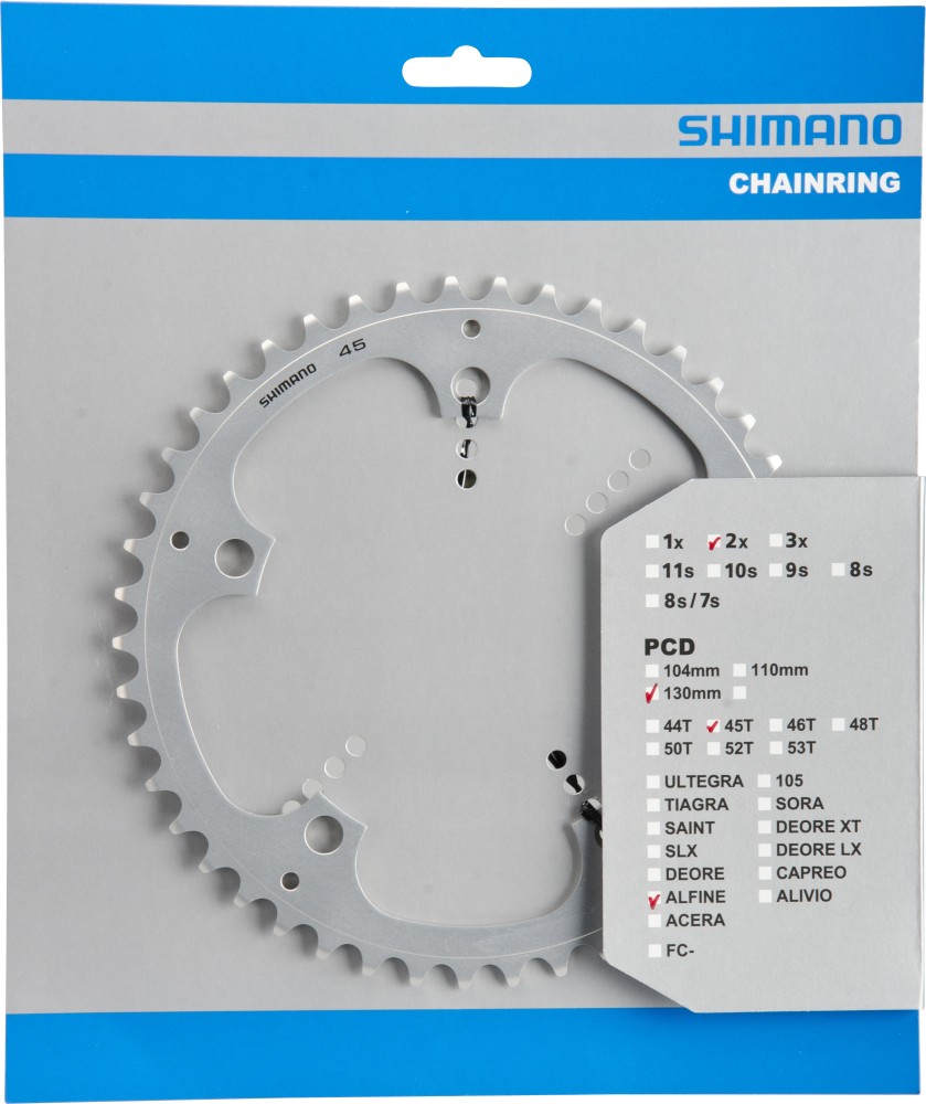 LÁNCKERÉK FC-S501CHAINRING 45T EZÜST 130MM 1