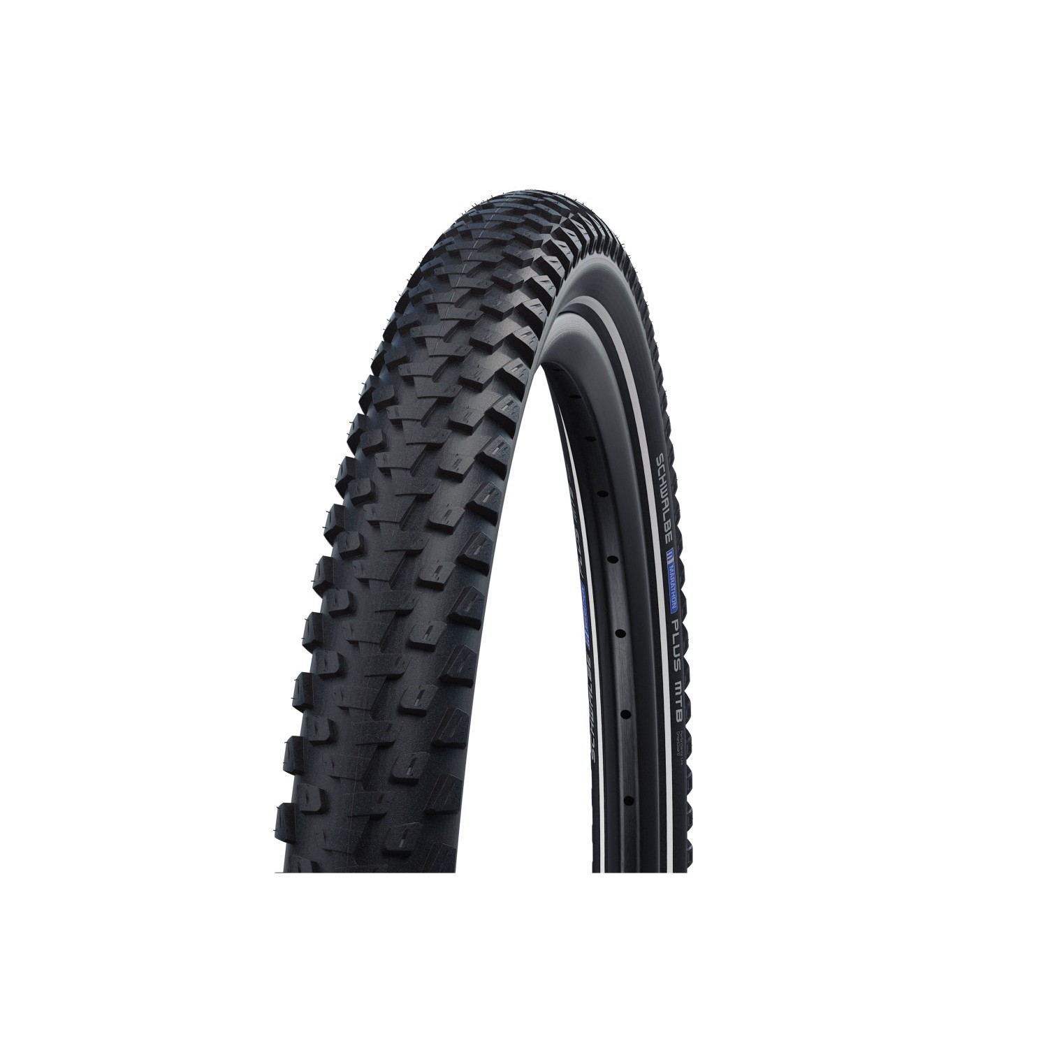 KÖP 27,5X2,10 (54-584) SCHWALBE MARATHON PLUS MTB HS468 FEKETE REFLEXCSÍKOS 1