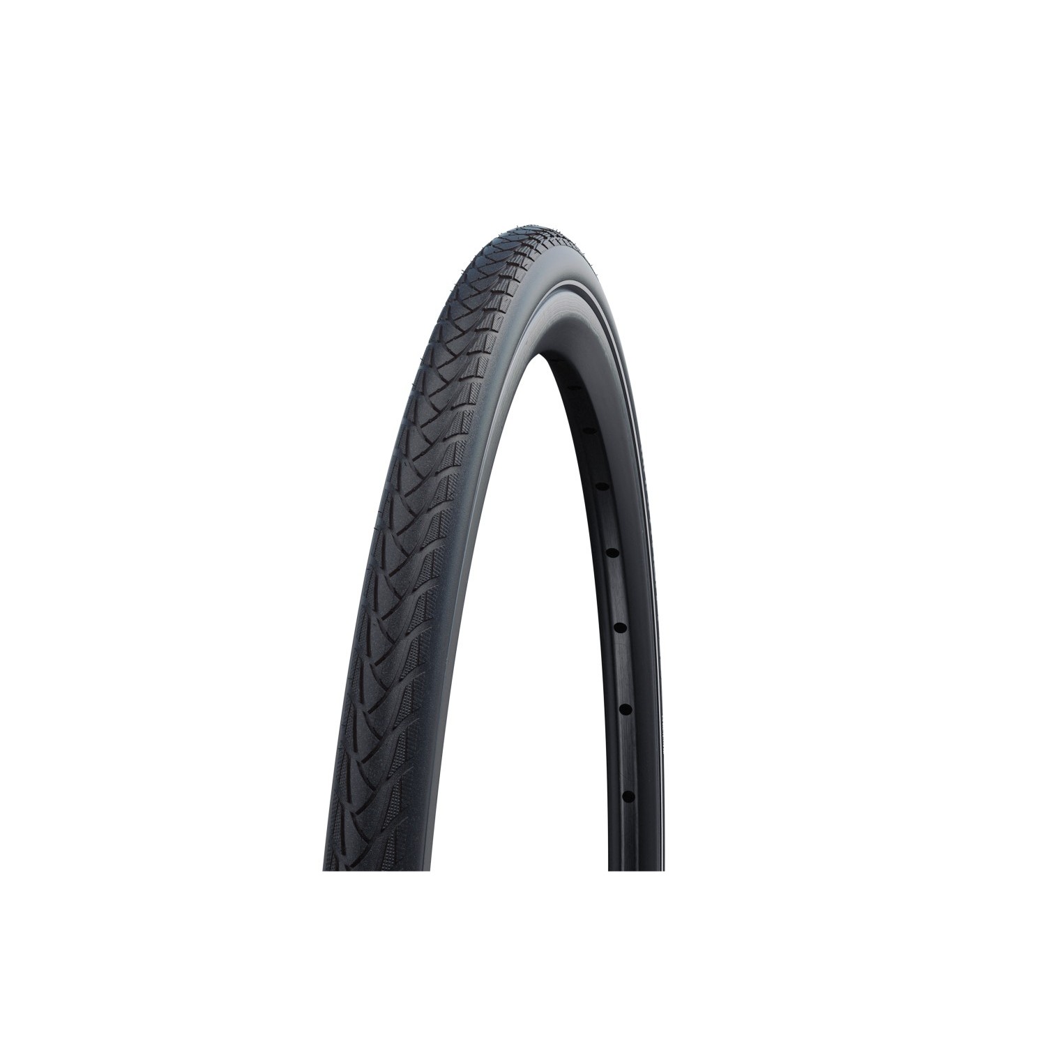KÖP 24X1,00 (25-540) SCHWALBE MARATHON PLUS HS440 FEKETE REFLEXCSÍKOS