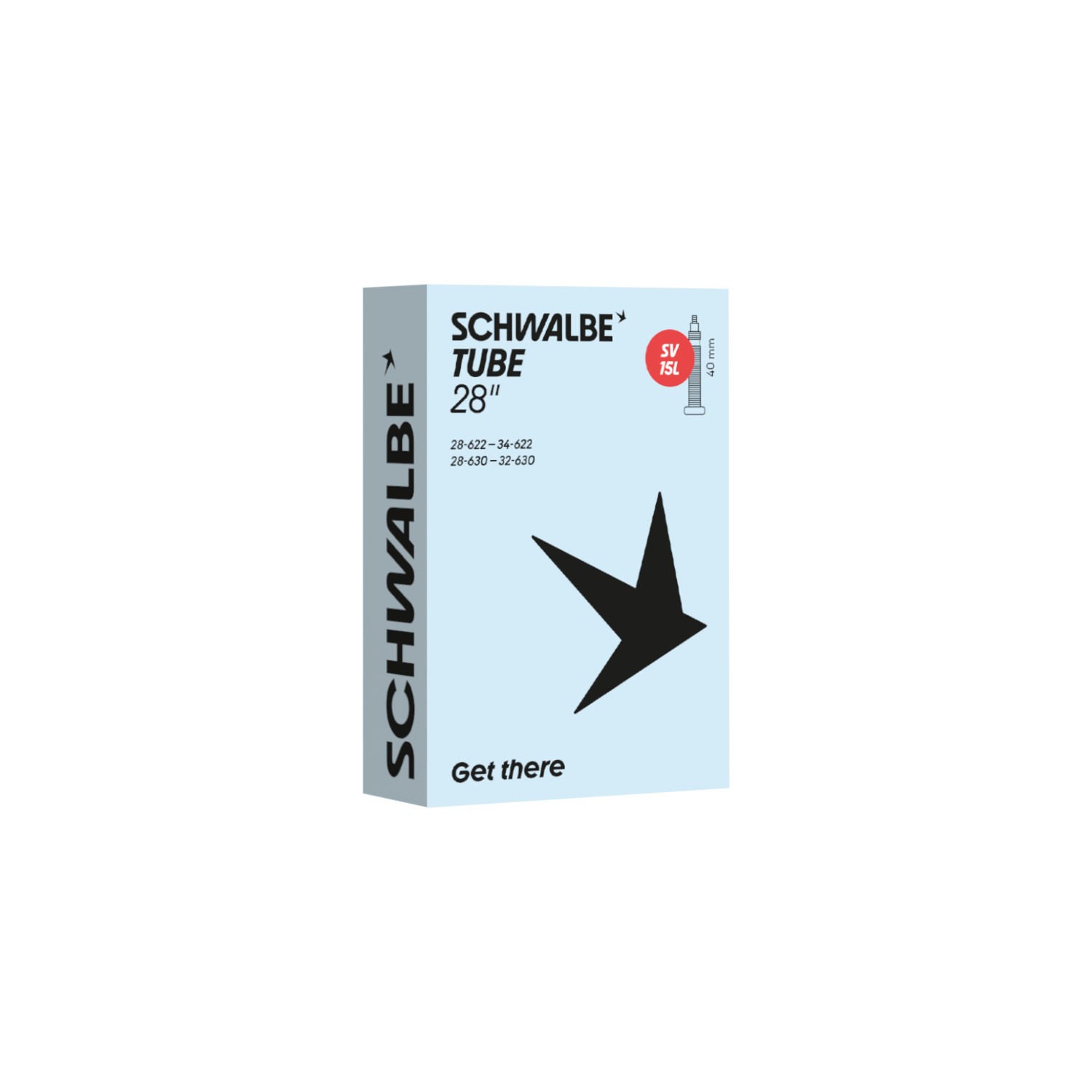 TÖM 27X1-1/4 (28/34-622/630) SCHWALBE SV15L - 40MM DOBOZOS