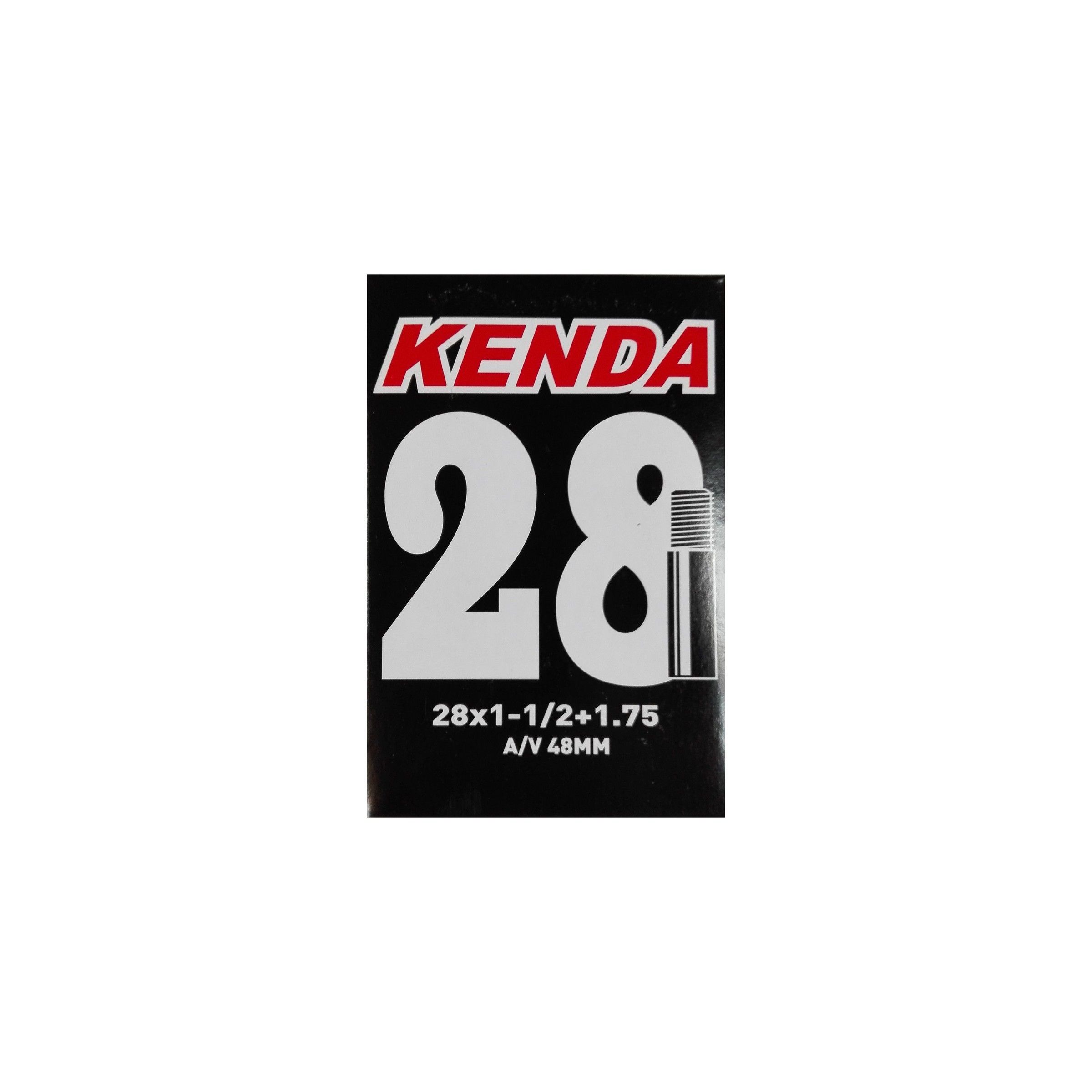 TÖM 28X1-1/2 + 1,75 (622/635) KENDA AV - 48MM DOBOZOS