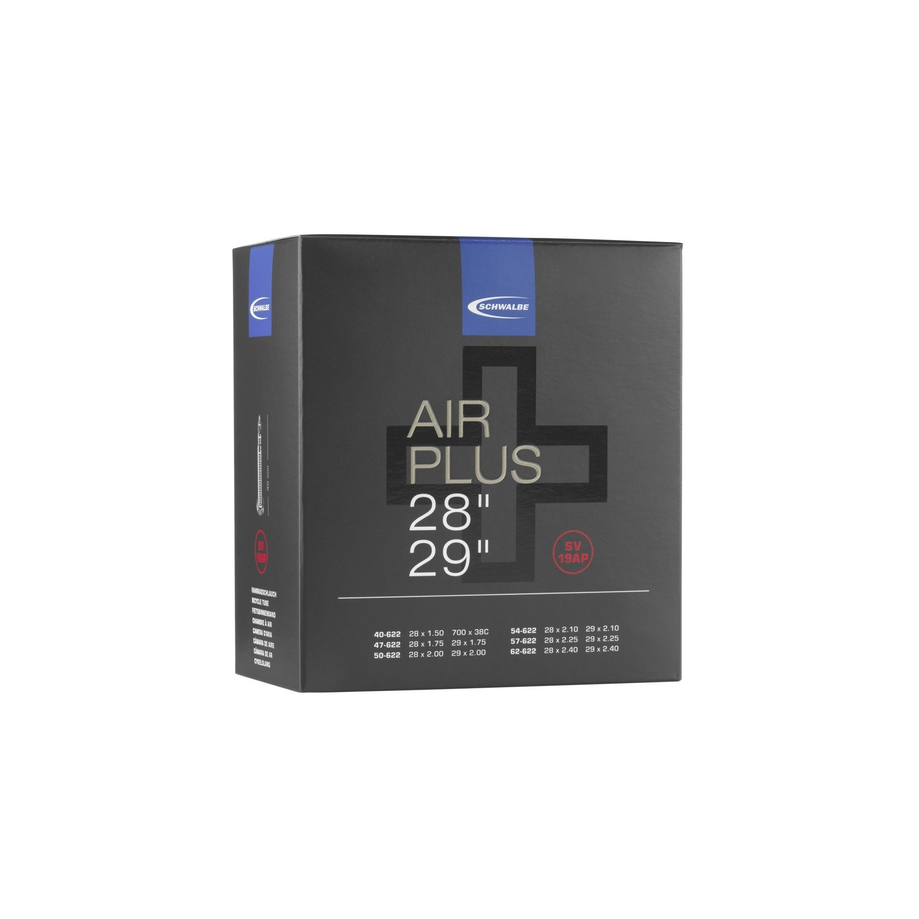 TÖM 29X1,75-2,40 (40/62-622) SCHWALBE SV19AP AIR PLUS - 40MM DOBOZOS 1