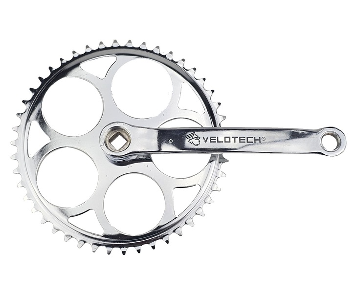 Velotech hajtómű 46T króm 1