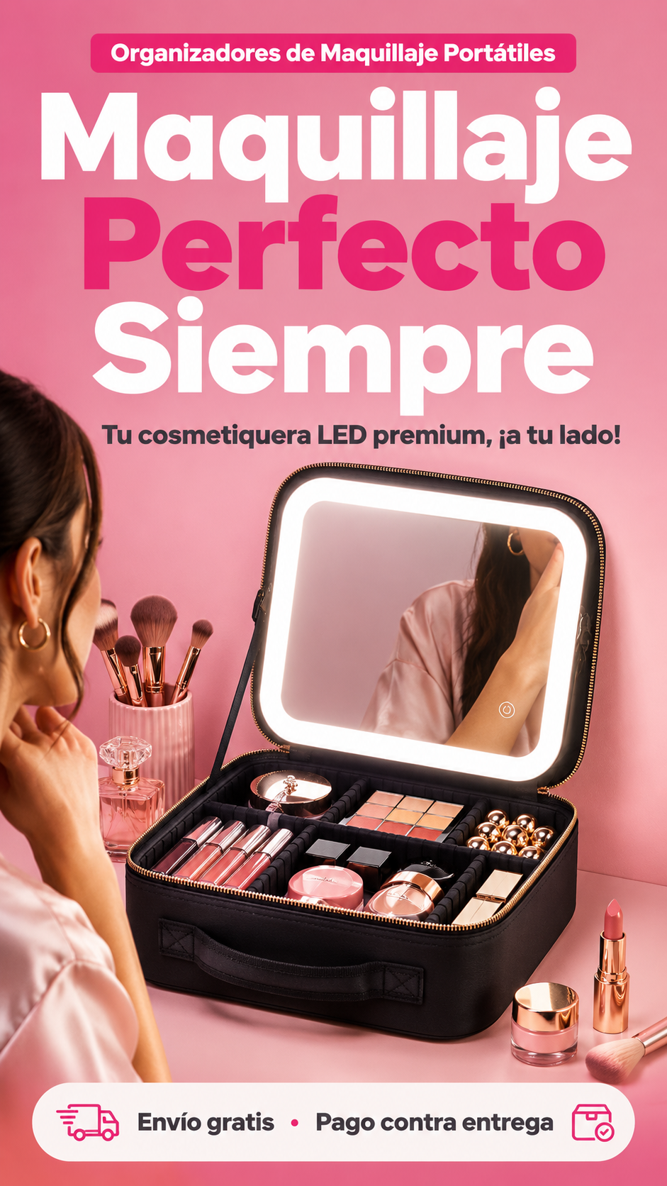 COSMETIQUERA LED PREMIUM