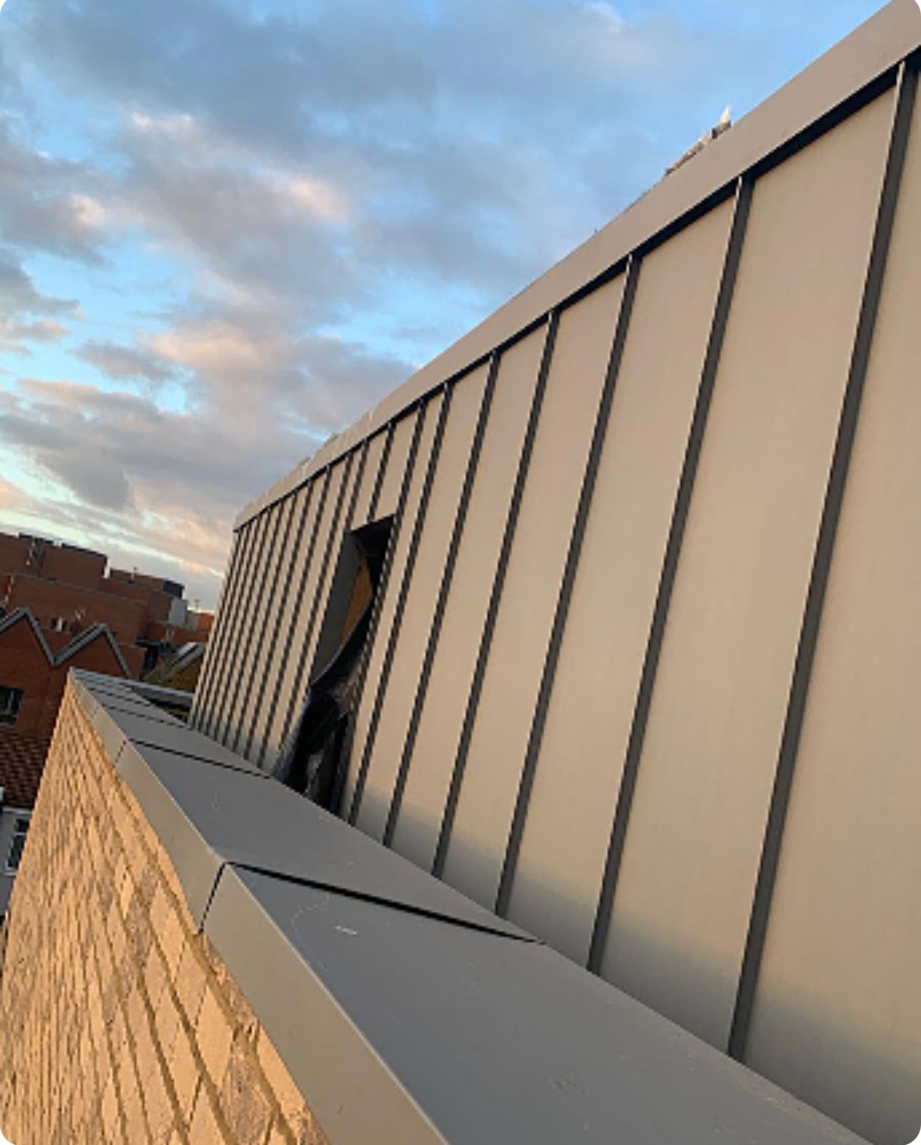 Standing Seam Cladding