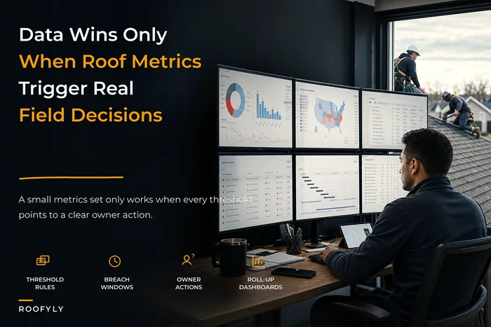 A rules-based metrics framework that turns roofing data into clear field decisions