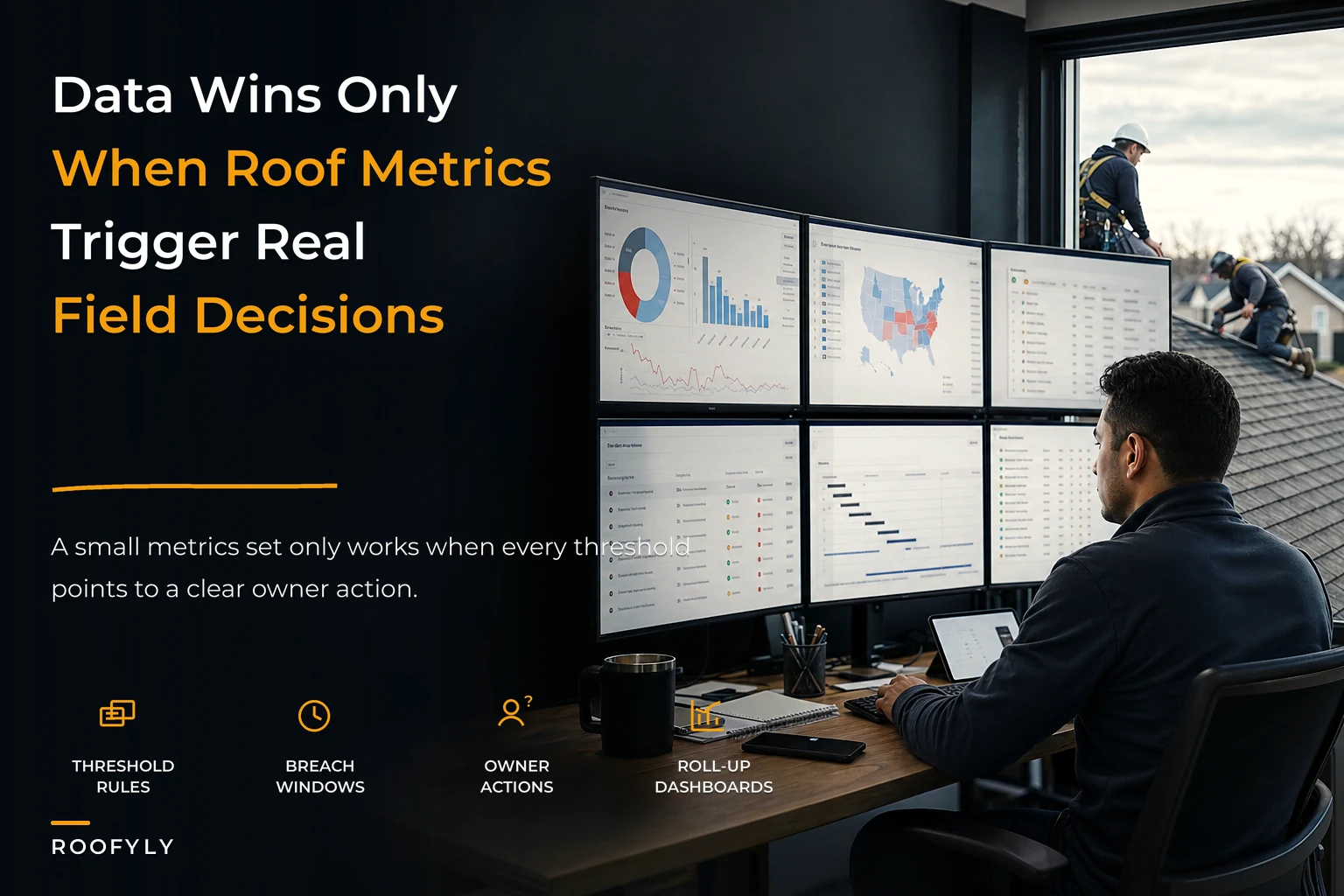 A rules-based metrics framework that turns roofing data into clear field decisions