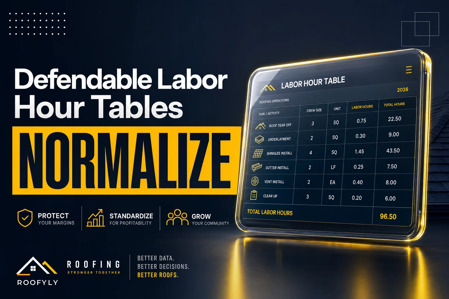 Turn timesheets into defendable labor-hour tables: a step-by-step method to improve reroof estimates