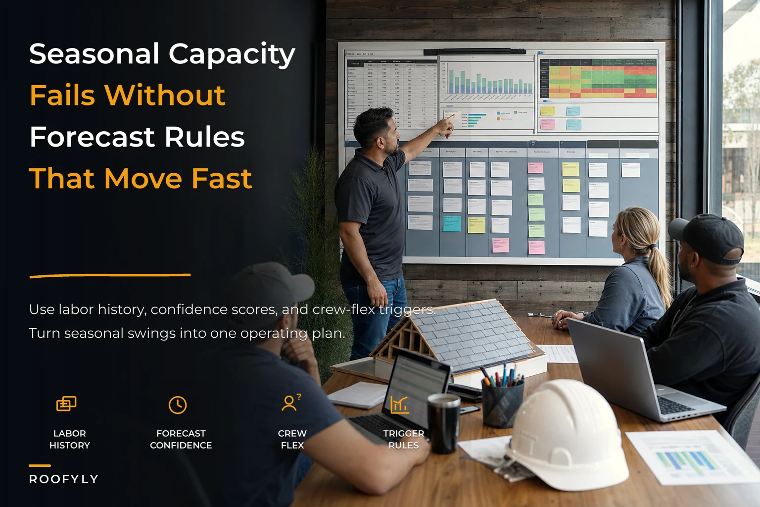 Why seasonal capacity planning fails — and the forecast-driven rules to fix it