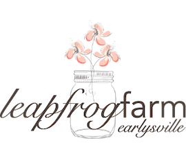 Leap Frog Flower Farm Logo