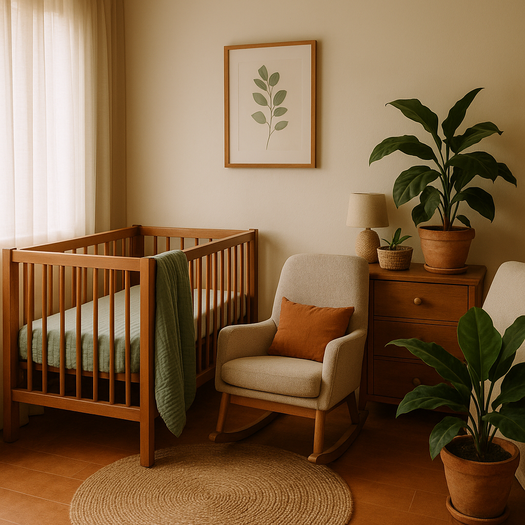 Pregnant woman in a peaceful setting
