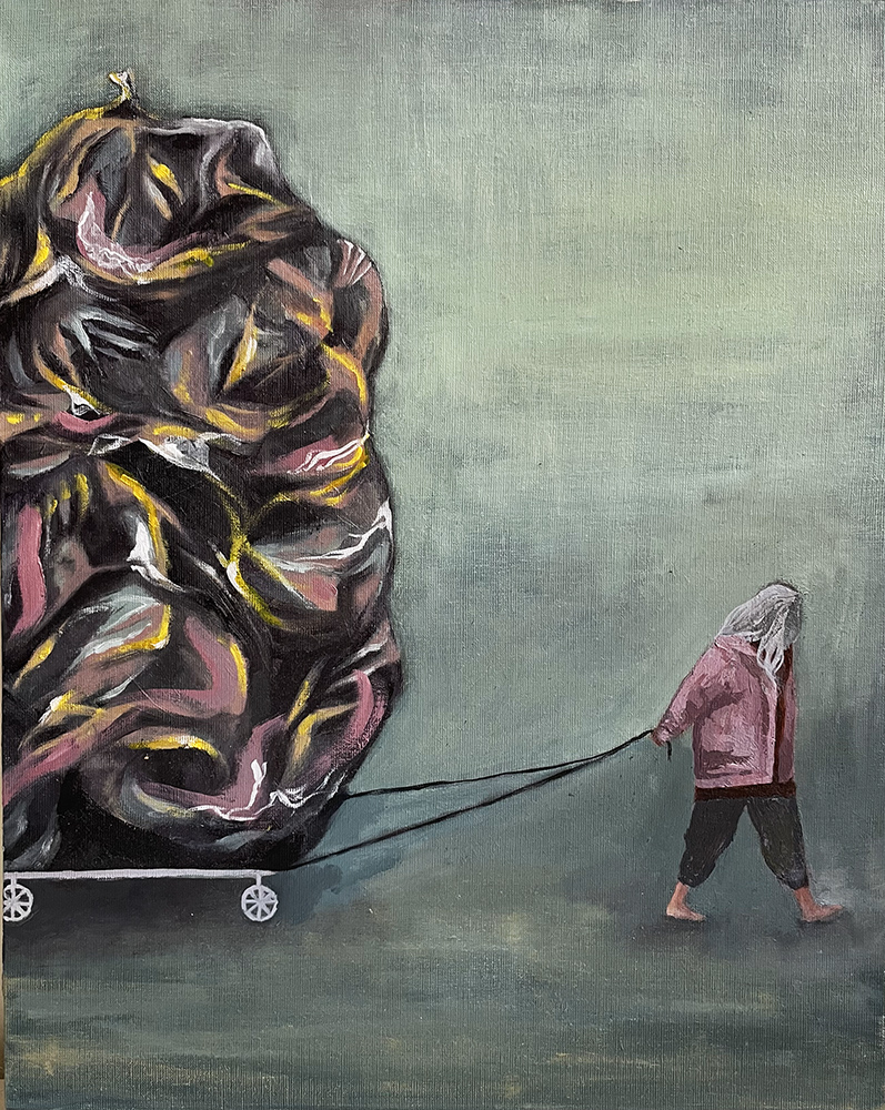 Alexandra Dichkovska "Skyscrapers roofs - roof over my head"