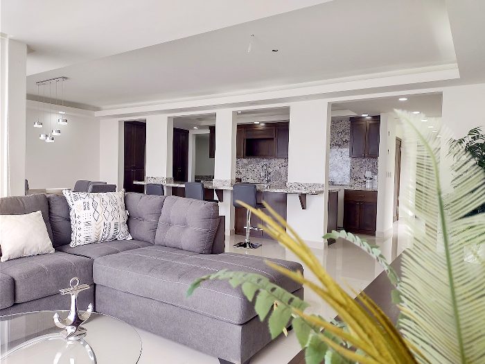High-end interior finishes inside a luxury villa at La Jolla Excellence Rosarito Beach