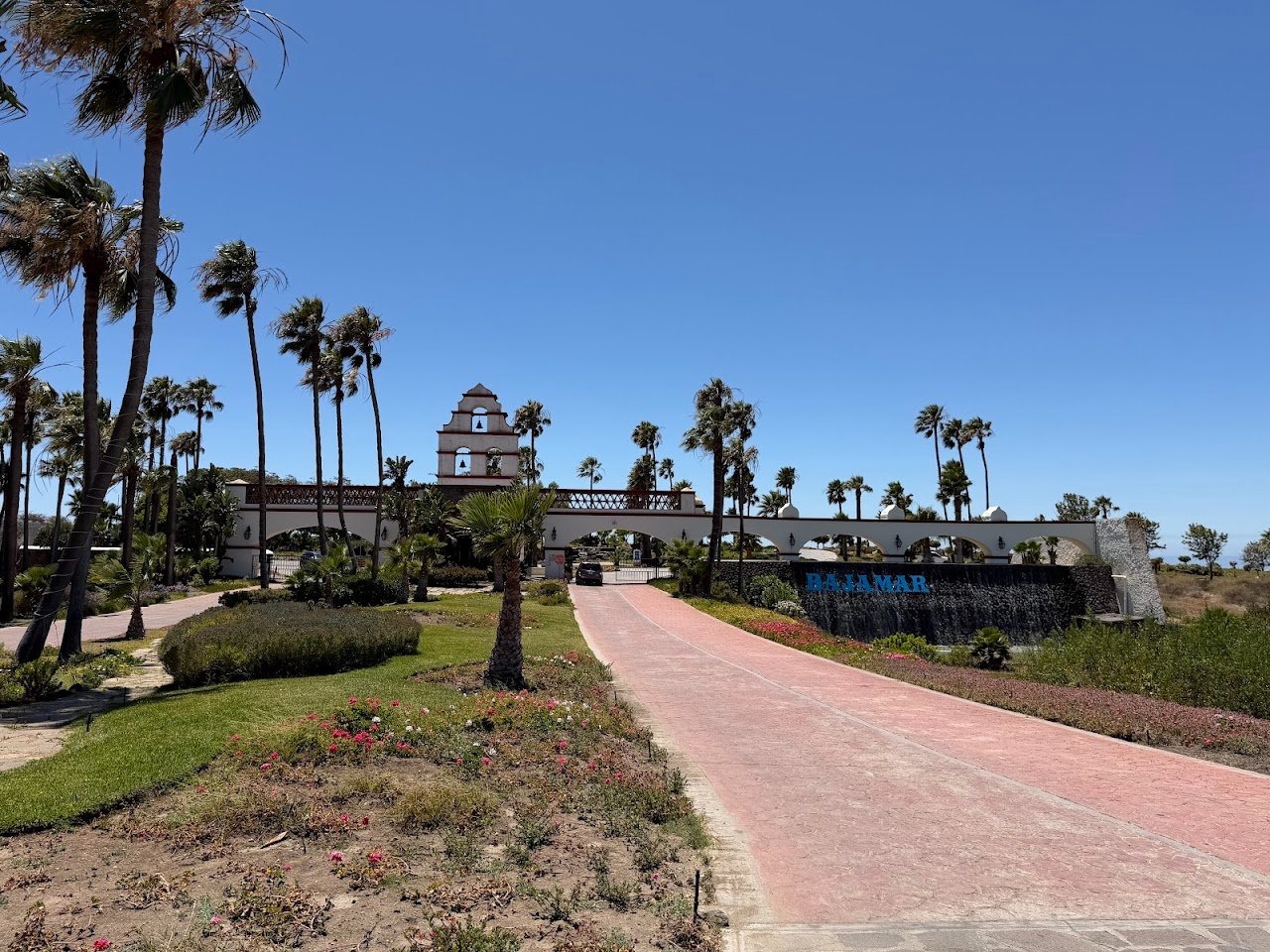 Golf course fairway near Real del Mar homes north of Rosarito Beach
