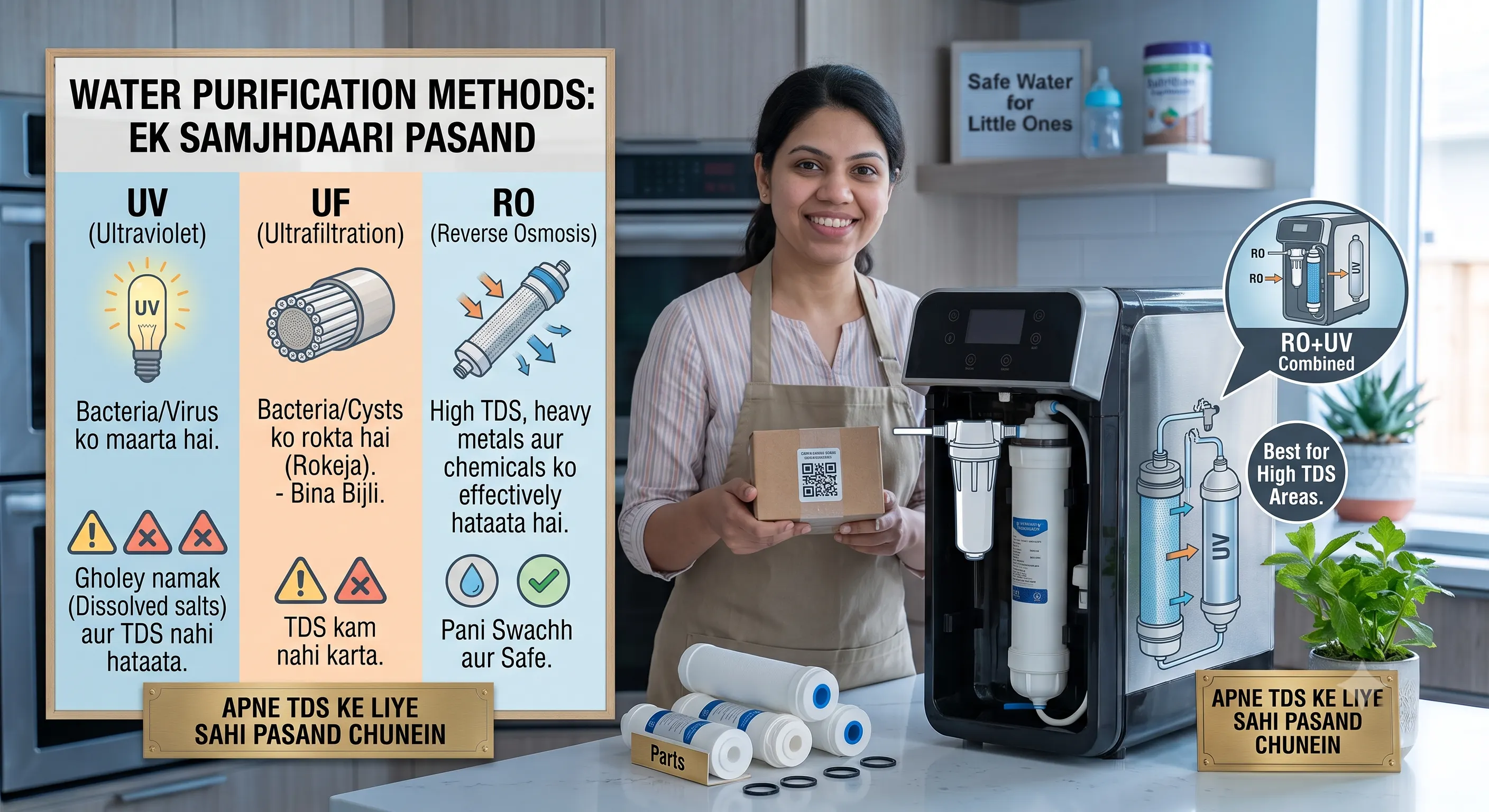 UV vs UF vs RO: Understanding Water Purification Technologies