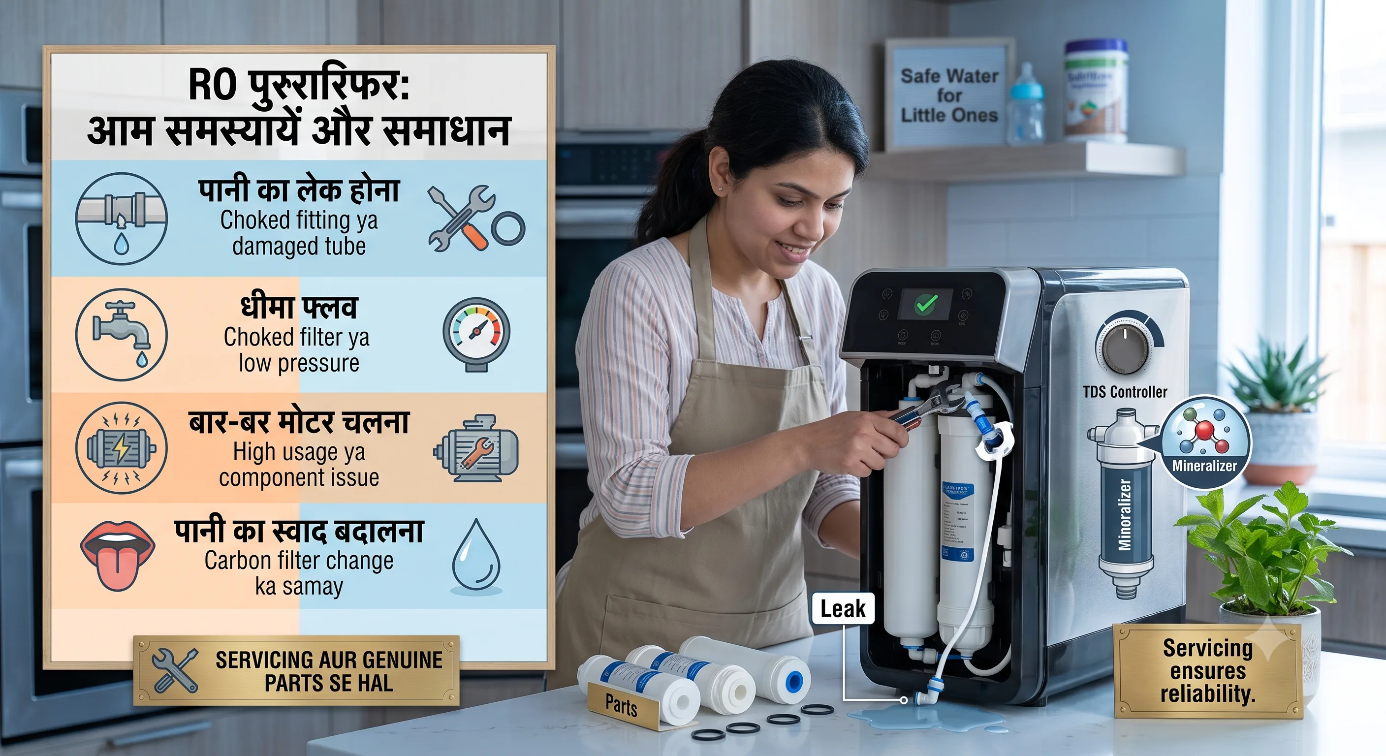 Common RO Purifier Problems and How to Fix Them