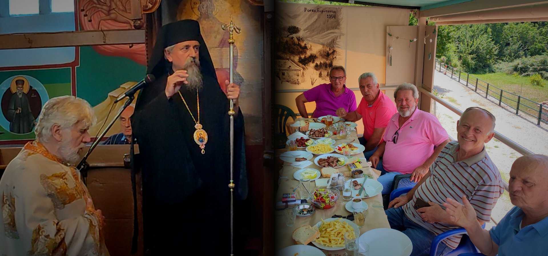 Ο Σεβασμιώτατος και οι Αντιδήμαρχοι Καρπενησίου στο χωριό μας